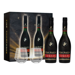 人头马 VSOP375ml带双杯礼盒 法国干邑白兰地 原装进口洋酒