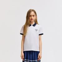 NAUTICA 美式儿童撞色翻领短袖POLO衫 白色