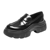 思加图 ESF24AA5 厚底增高 英伦黑 37 女士单鞋