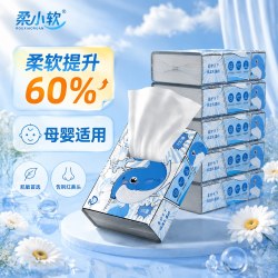 柔小软 超软 婴儿乳霜纸
