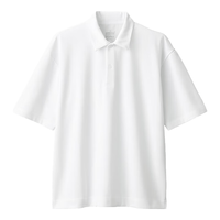 MUJI/無印良品 防紫外线 男士POLO衫 M (170/92A) 白色