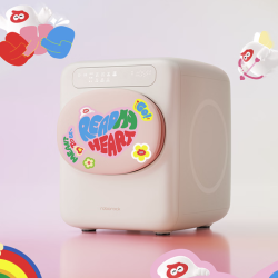 石头 Q1 Plus 高奢贴贴版 XQGH011RRML 迷你洗烘一体机 1.1kg 甜心粉