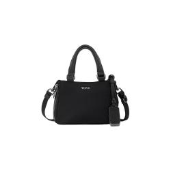 TUMI Voyageur系列 女士斜挎托特包 黑色拼烟枪色