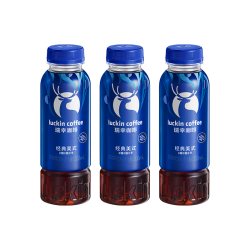 瑞幸即享咖啡 Luckin Coffee 瑞幸即享 经典美式即饮咖啡 300ml*3瓶
