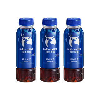 瑞幸即享咖啡 Luckin 瑞幸 即享咖啡 经典美式 300ml*3瓶