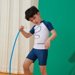 Adoreswim 爱多尔分体泳衣连体女童游泳温泉运动儿童新款