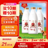 光明 4.0g蛋白+125ml高钙 致优 娟姗鲜牛奶 800ml 定期购