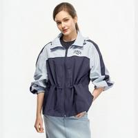 COACH 女款拼色户外连帽夹克外套风衣