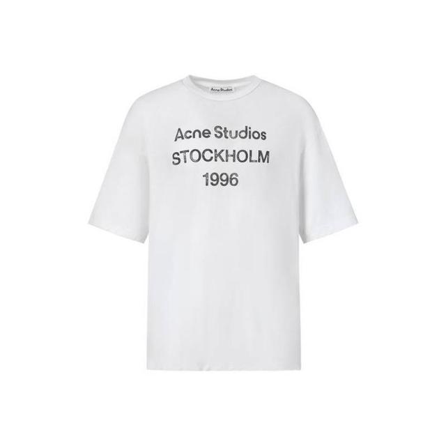 限尺码：Acne Studios 男女同款 圆领1996宽松纯色短袖