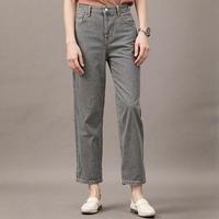 Massimo Dutti 女式春秋款时尚休闲宽松纯色简约阔腿裤直筒裤
