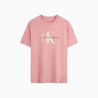 卡尔文·克莱恩 Jeans春夏女士休闲通勤简约ck字母印花纯棉短袖针织T恤