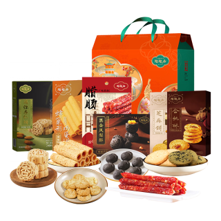 陶陶居 金玉满陶礼盒 874g 中式糕点