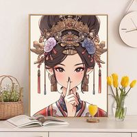 艾风格 古风美女-I款 50*70cm 升级PS框 装饰画