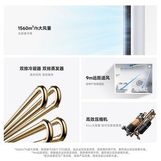 MIJIA 米家 速冷静系列 72LW-PL30/A1A1 立柜式空调 3匹