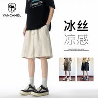 西域骆驼 短裤 夏季美式工装裤子