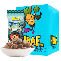 HBAF/芭峰 蜂蜜黄油扁桃仁 海苔味 420g*12袋 坚果炒货