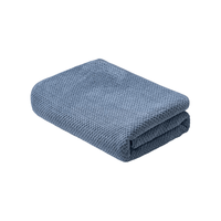 京东京造 A类抗菌珊瑚绒浴巾 灰色