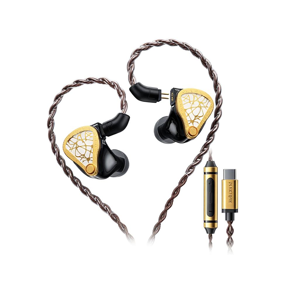 浦记 G38 Type-C接口 HiFi音质 金色 有线耳机