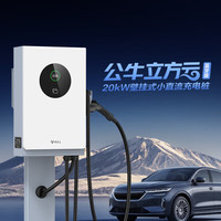 公牛 直流充电桩20kw家用快充九孔9孔 充电站新品 升级新国标3C认证-20KW直流蓝牙版 基础安装