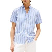 TOMMY HILFIGER 美式复古条纹短袖衬衫