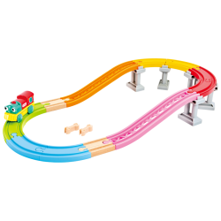 Hape E7574 彩虹主题轨道套装 儿童积木玩具