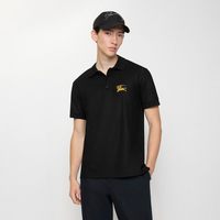 BURBERRY 博柏利 金属感马术骑士棉质 Polo衫