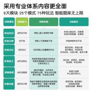 优彼 听觉专注力训练 儿童注意力逻辑思维早教机