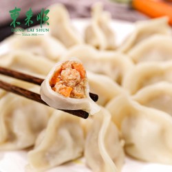 东来顺 牛肉胡萝卜素三鲜水饺半成品早餐夜宵 3包