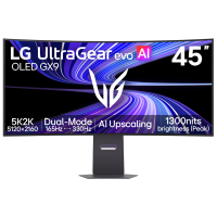 LG GX9 44.5英寸 5KOLED电竞显示器高刷双模 AI超分技术 21:9 800R曲屏 DP2.1 TypeC 90w 45GX950B
