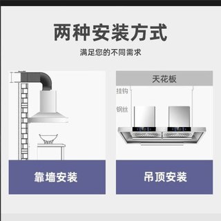 旺厨好太太 CXW-1000 1000W大功率 不锈钢顶吸油烟机