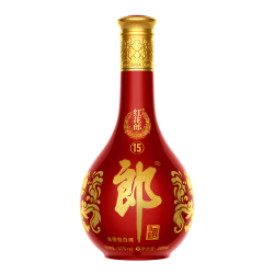 郎酒 红花郎 53度 高度白酒 酱香型 53度 500mL 2瓶