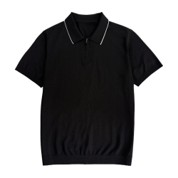 京东京造 CoolMax凉感 黑色 S码 男士POLO衫