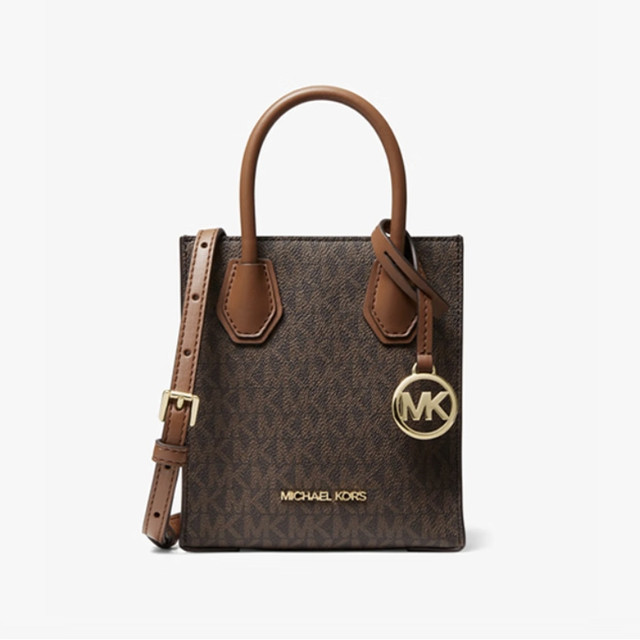 移动端、京东百亿补贴：MICHAEL KORS 【琴谱包】MK MERCER手提单肩斜挎女包迷你 小号