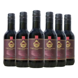 开普山 红酒小瓶酒进口14.5度K688皮诺塔吉干红葡萄酒187ml*6