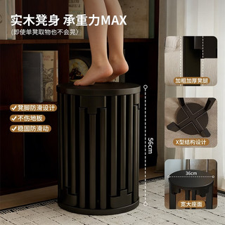  KERZY/可芝 可叠放收纳 凳子 滑轮底座