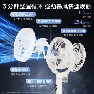 美的 GDJ24DXS 直流变频语音控制空气循环扇