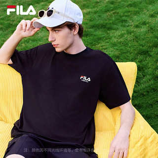 FILA 斐乐 吸湿速干 白色 M 运动T恤