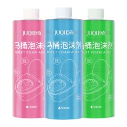 巨奇 JUQI）智能马桶泡沫盾补充液防溅防臭防挂污抗菌起泡剂发泡剂500ml3瓶