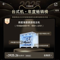 微星 白色海景房组装电脑（i5-13400TEF、RTX 5050、16GB、500GB）