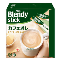 Blendy 咖啡 AGF 牛奶咖啡 100条 速溶咖啡 微糖原味无糖拿铁咖啡粉