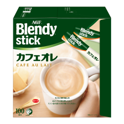 Blendy 咖啡 AGF 牛奶咖啡 100条 速溶咖啡 微糖原味无糖拿铁咖啡粉