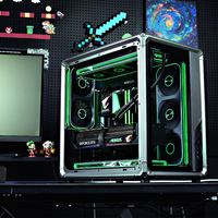 技嘉 乔思伯X400系列 电竞游戏台式电脑主机 配置四（R7-9700X、RTX5060Ti 16G、16G、1T SSD）