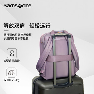 新秀丽 16英寸 大容量 黑色 双肩电脑包