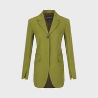 Massimo Dutti 女式纯色系垫肩廓形小西装