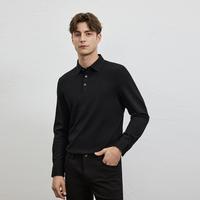 EMZ鄂尔多斯 含绵羊毛 男士POLO衫