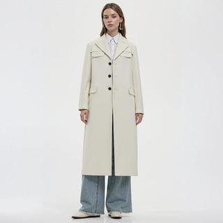 Massimo Dutti 女士加厚保暖垫肩宽松大衣