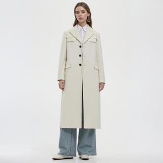 限尺码：Massimo Dutti 女士加厚保暖垫肩宽松大衣