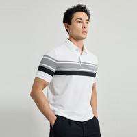 EMZ鄂尔多斯 四面弹面料 男士商务休闲短袖Polo衫