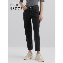 BLUE ERDOS 修身纯棉经典小脚牛仔裤女