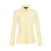 Massimo Dutti 女士修身垫肩长袖衬衫